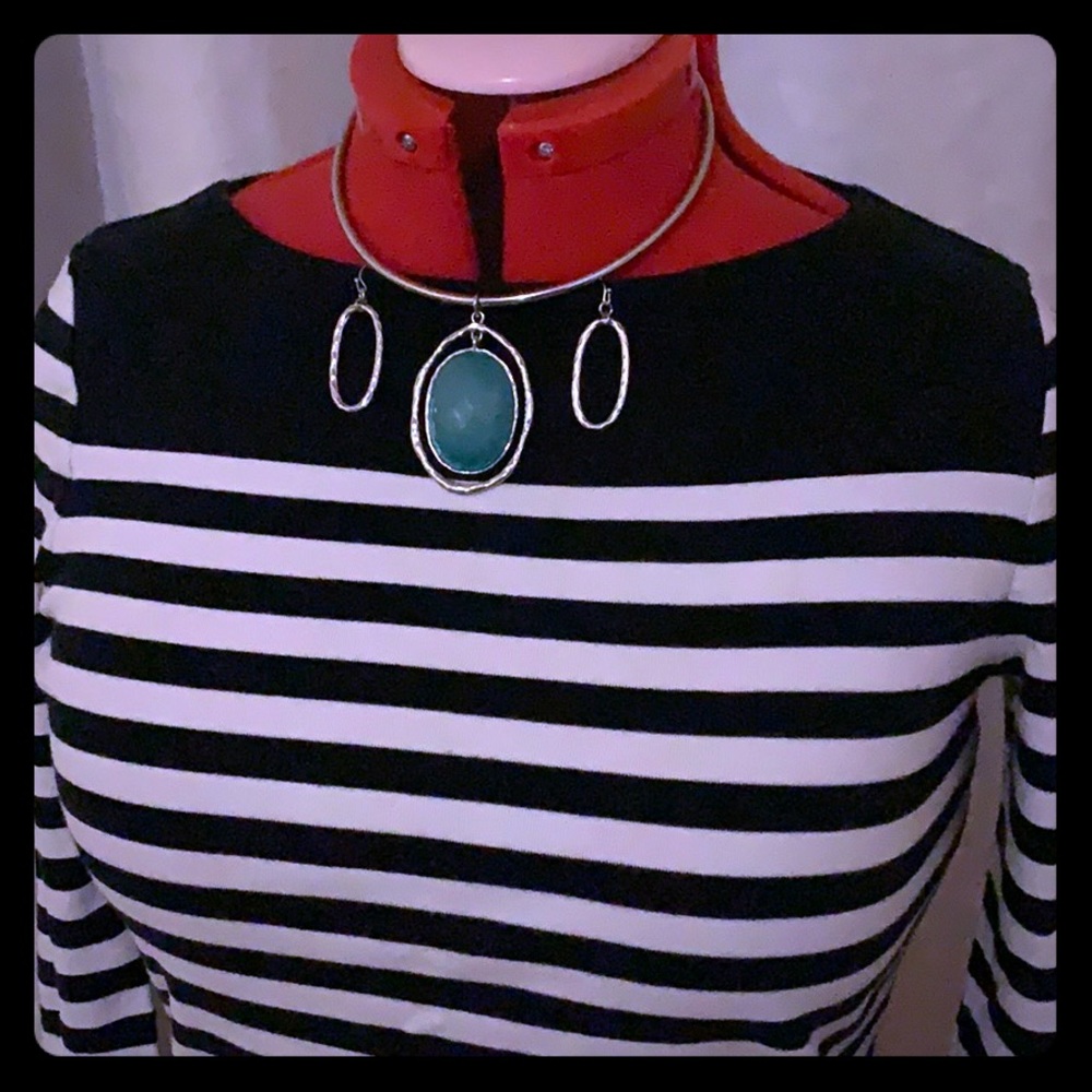 Charming Charlie necklace and earrings set.